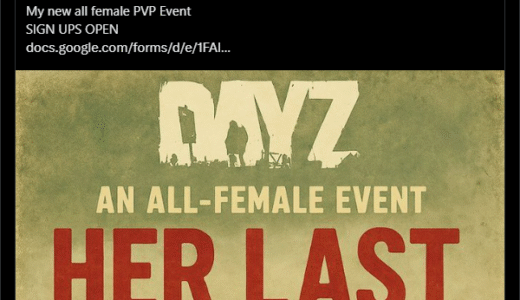 DayZ公式が女性限定PvPイベントを支援　サインアップで配布用キーとグッズを進呈