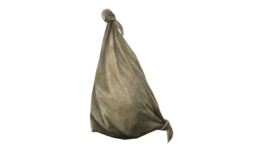 黄麻布のバッグ