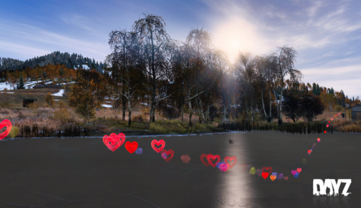 💗DayZ公式、2026年2月の新作ウォールペーパー公開。2月の訪れを感じる一枚。