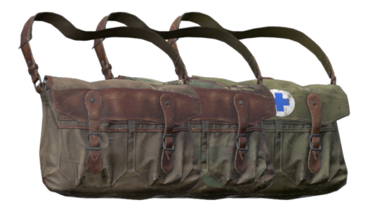 革のダッフルバッグ