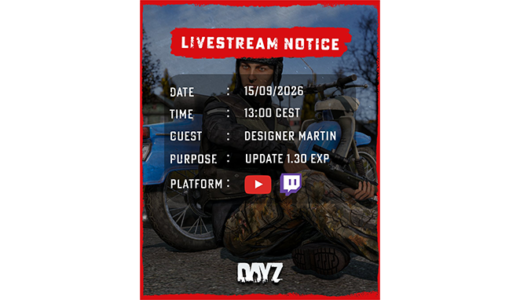 🧪 DayZ 1.30 Experimental が明日リリース！9月15日DevStreamの内容を整理 ─ 武器スキン・UI・感染者新挙動など